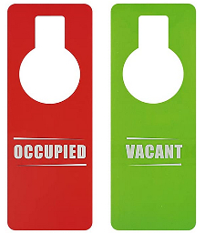 Occupied / Vacant signs